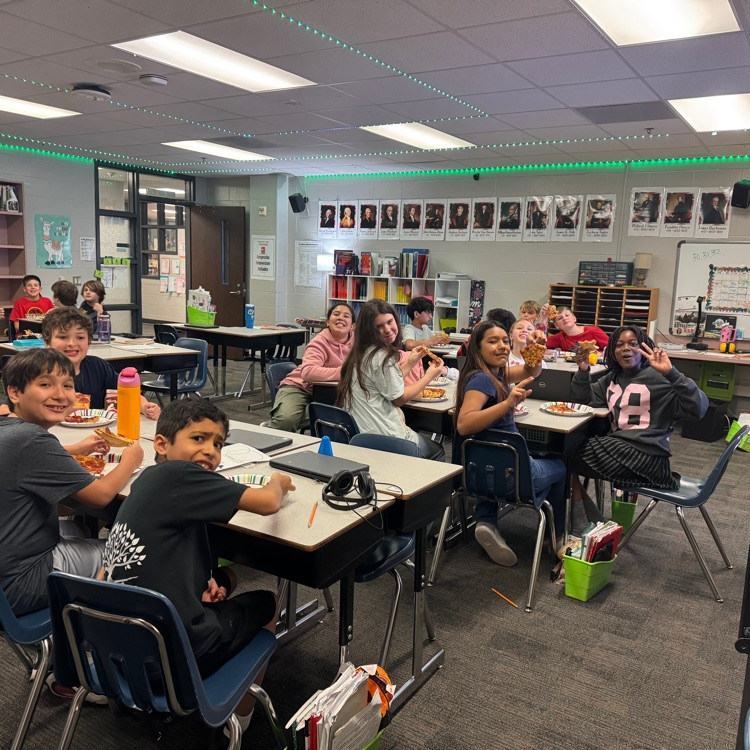 Special shoutout to our local Dominoes for donating pizza for our 5th graders who reached the Galaxy 5 goal we set for them in Progress Learning!