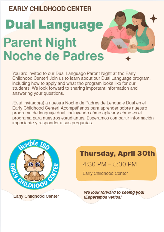 Dual Language Program Info Session Flyer