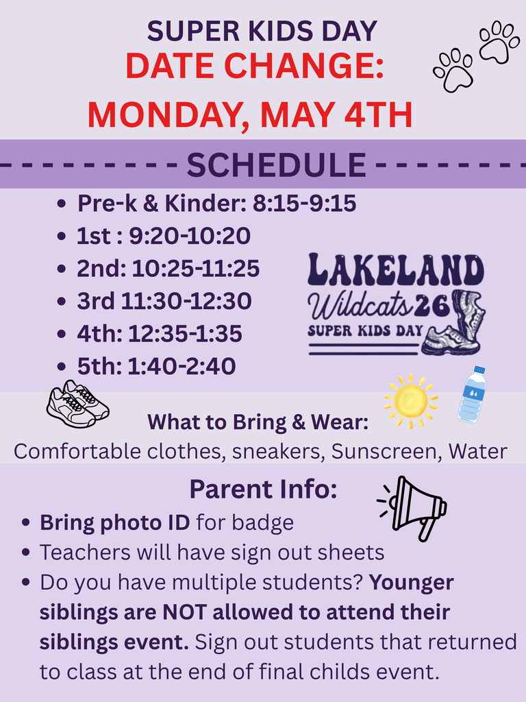 Super Kids Day Date Change