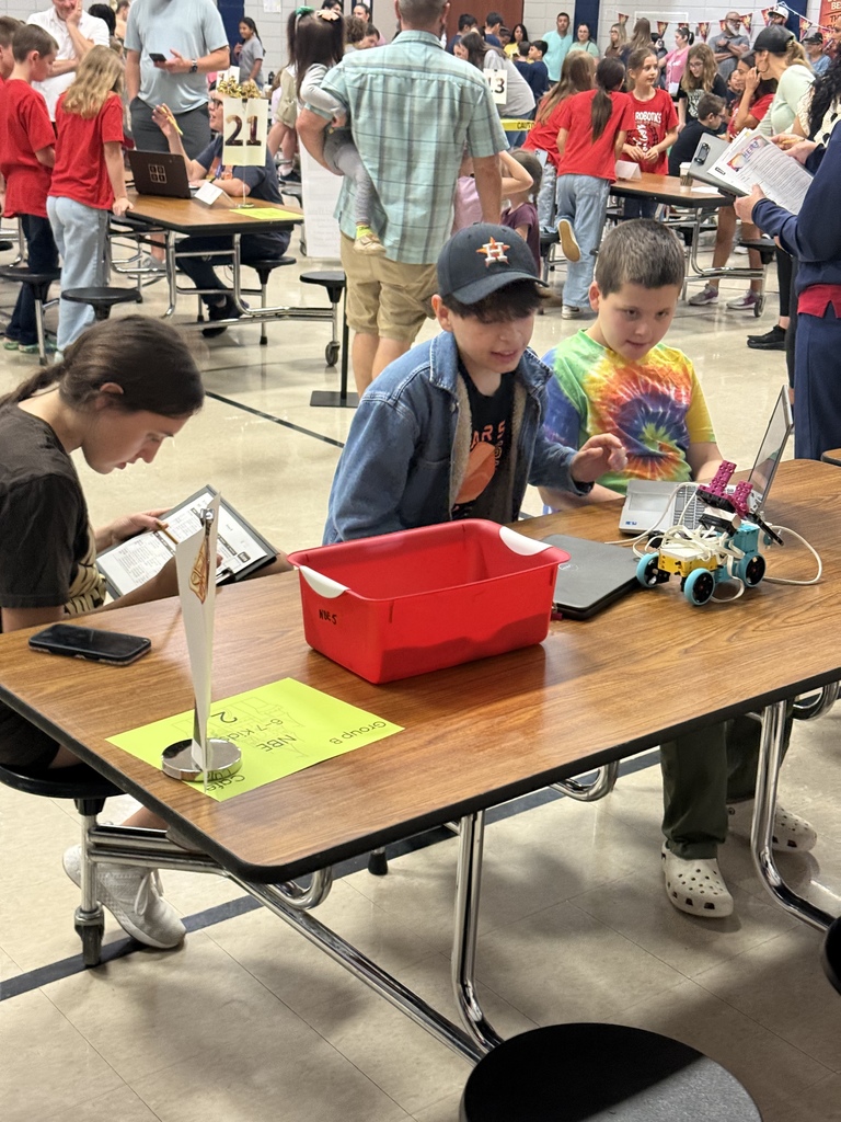 Students working on their robotics competition.