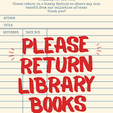 Please Return Library Books