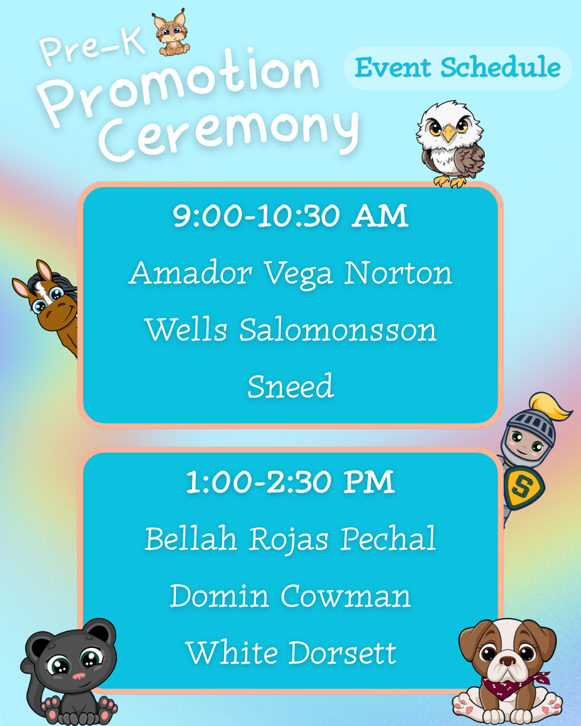 Promo ceremony schedule