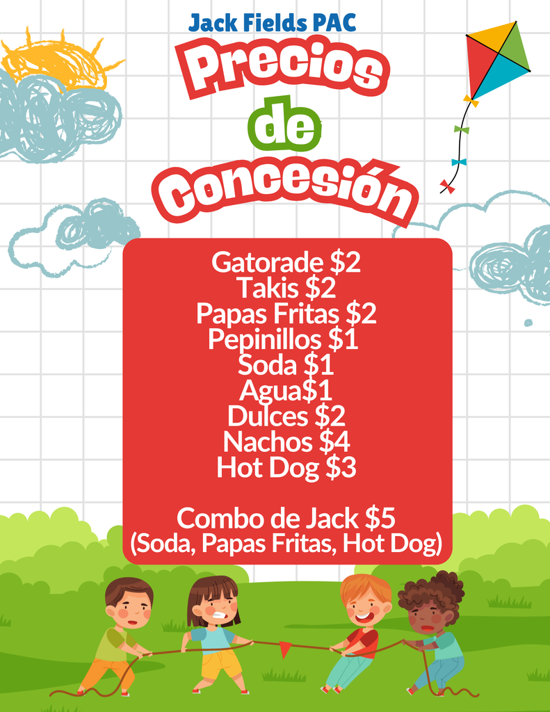 Super kids day concession -Spanish