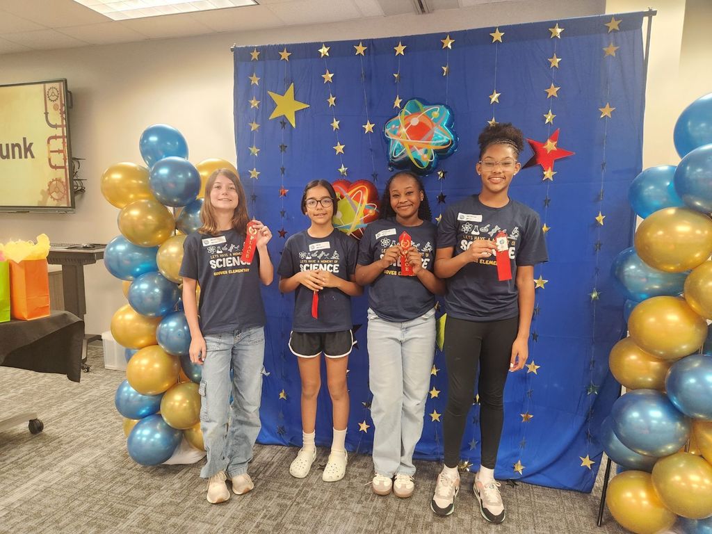 Groves Elementary Science Olympiad 2nd place winners Gunk