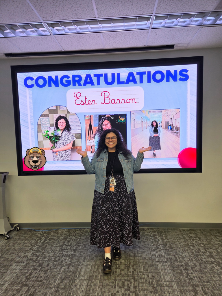 Congratulations Ester Barron