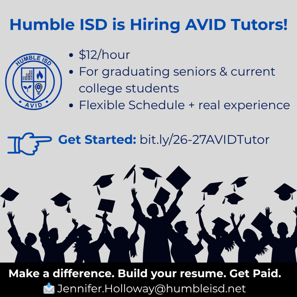 now hiring AVID tutors