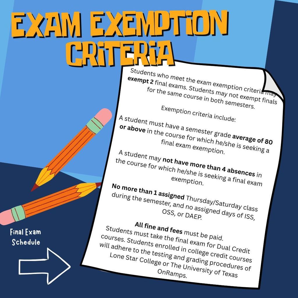 Final Exam Exemptions
