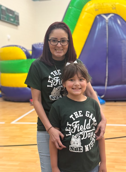 Ms. Coronado and Alayna at Super Kids Day!