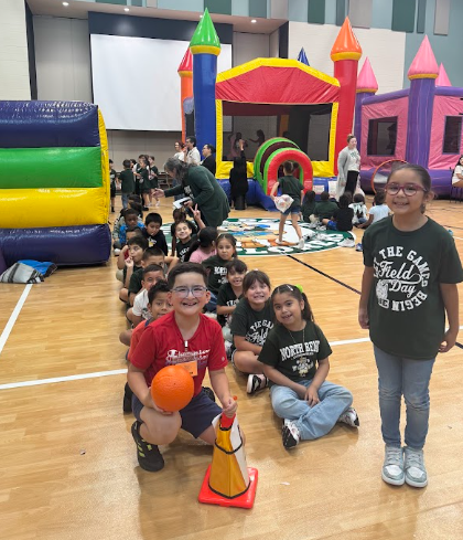 Ms. Pena's class enjoying their Super Kids Day!