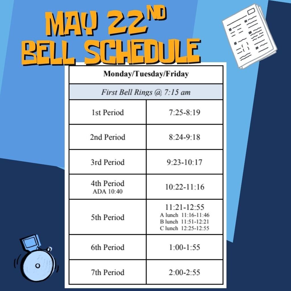 Bell schedule