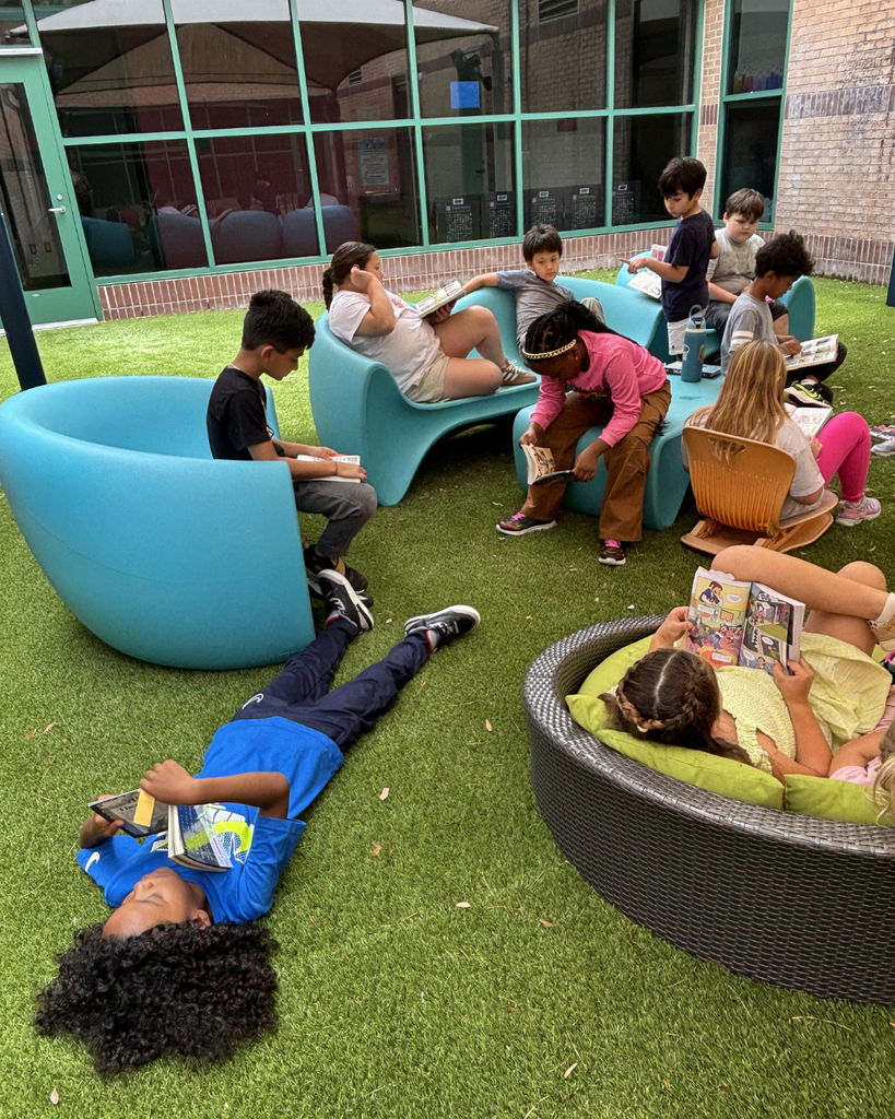 reading outside
