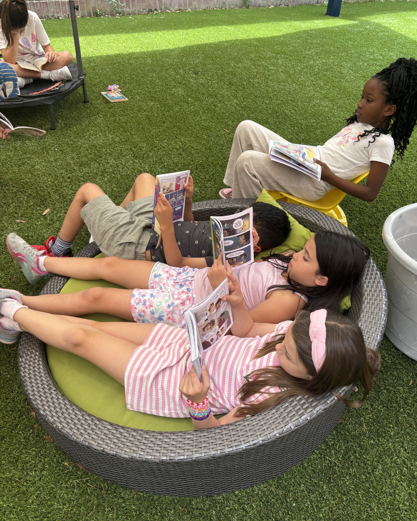 reading outside