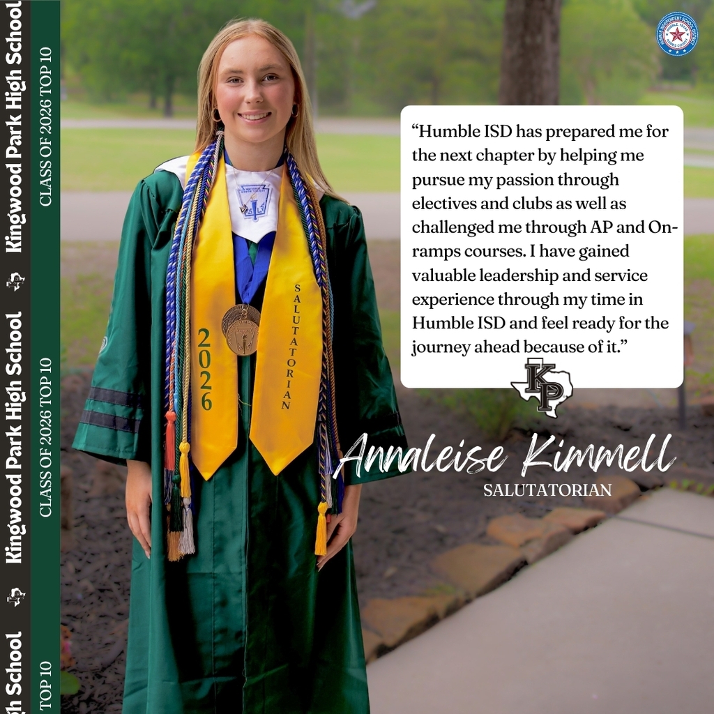 Annaleise Kimmell Salutatorian Class of 2026