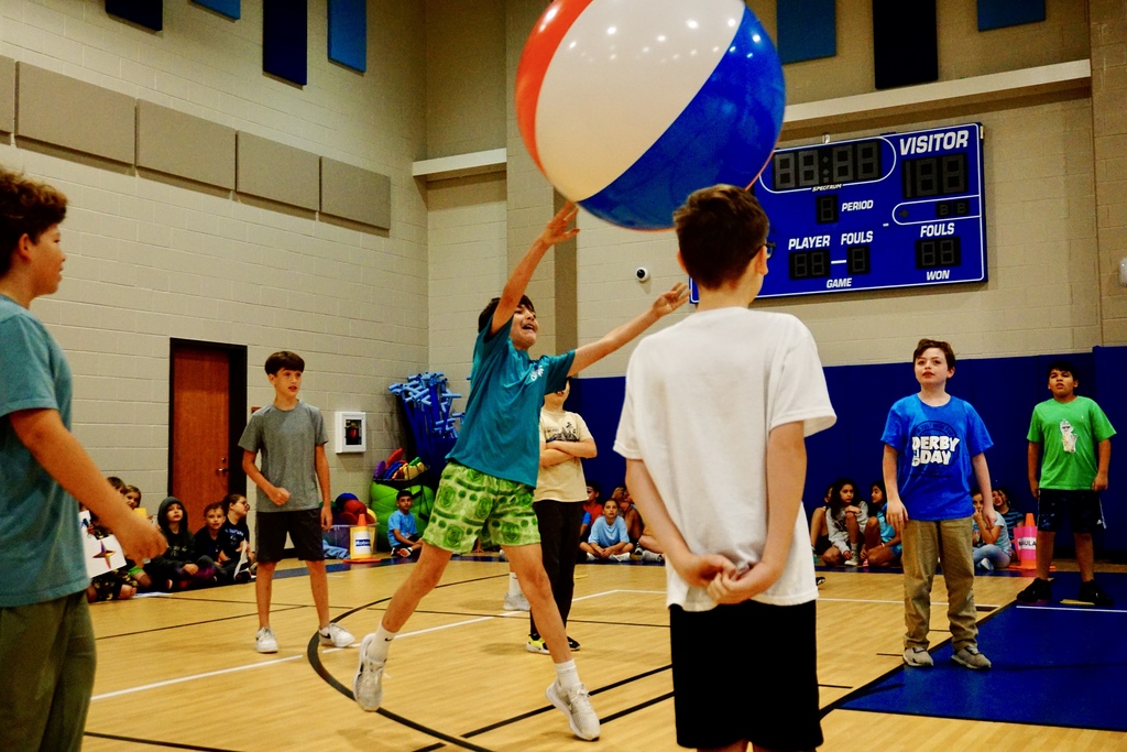 5th Grade vs. Staff Volleyball Game