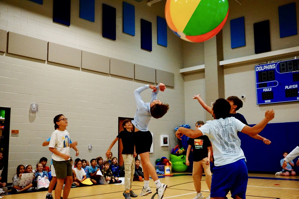 5th Grade vs. Staff Volleyball Game