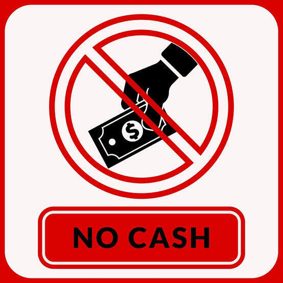 No Cash