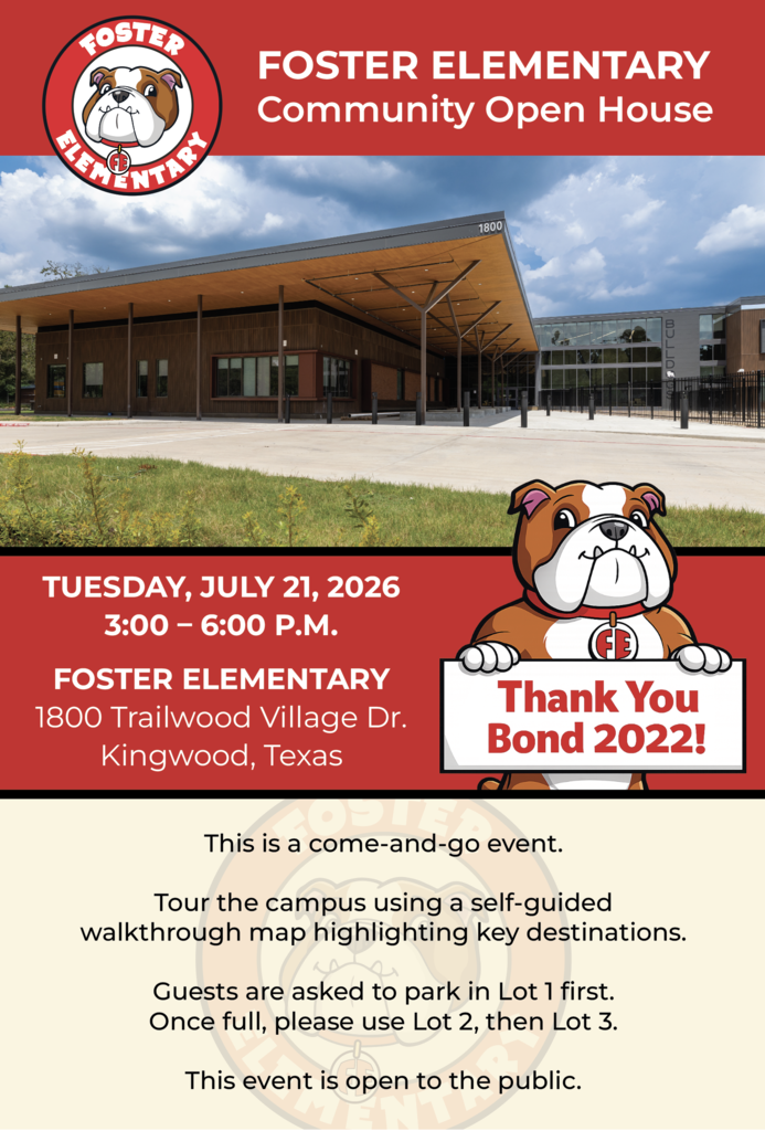 Foster Elementary Community Open House July 21