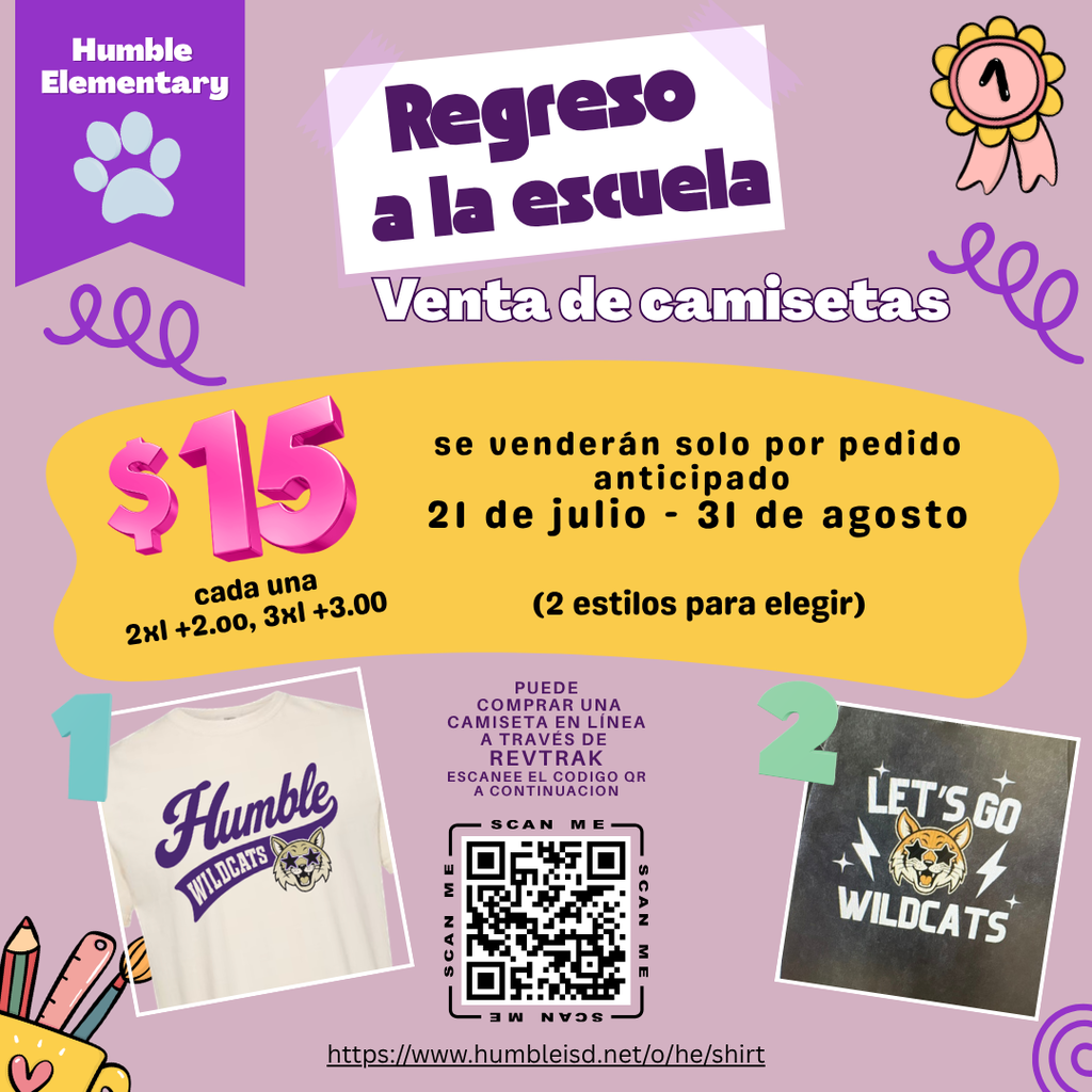 Shirt Sales - Spanish