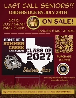 senior yard signs