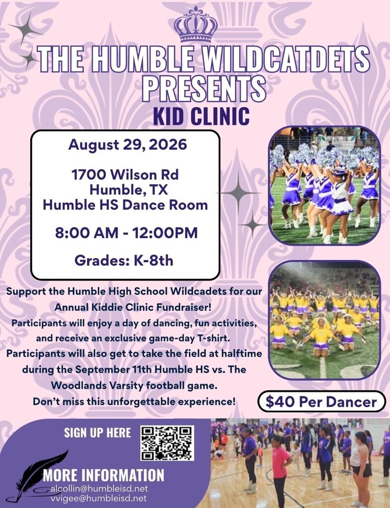 Wildcatdets Presents Kid Clinic Flier