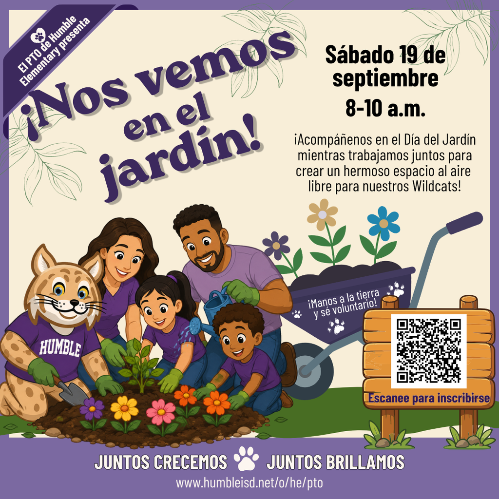 See You at the Garden Flyer - Spanish