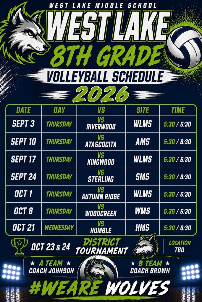 volleyball schedule