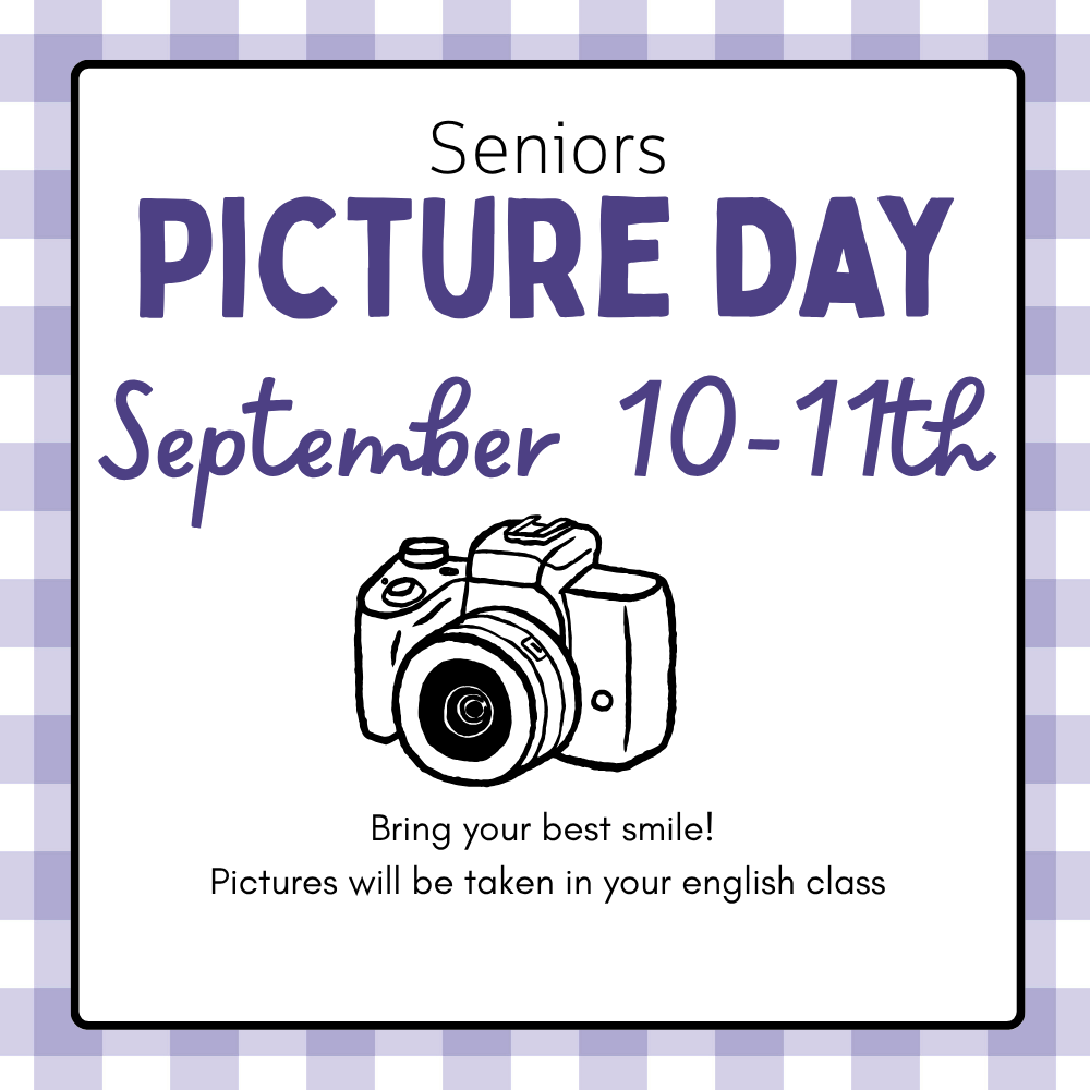 Seniors Picture Day Flier