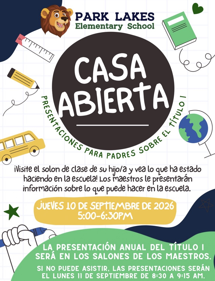 Open House Flyer Spanish