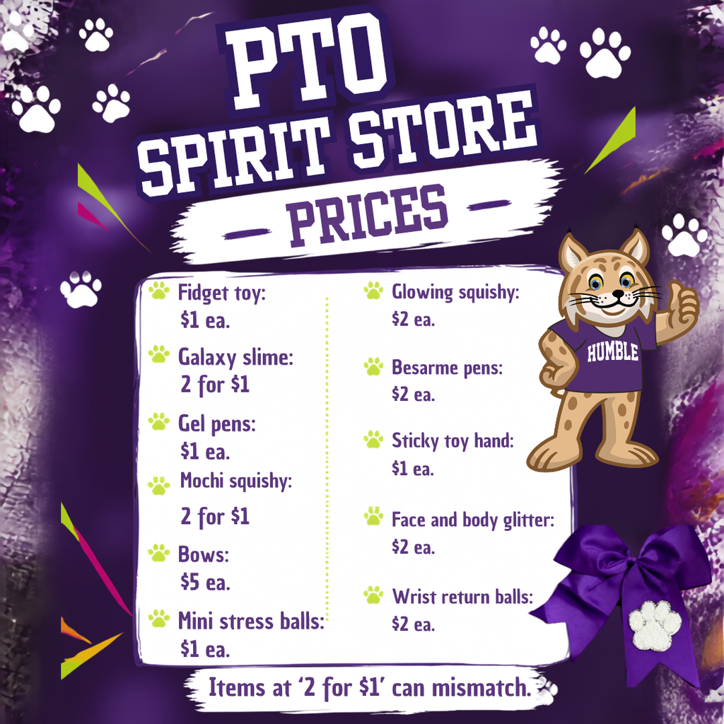 PTO Spirit Store Prices Flyer