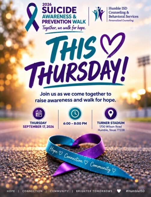 Suicide Awareness Walk September 17 at Turner Stadium