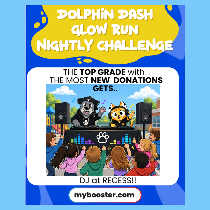 Boosterthon Nightly Challenge, DJ at Recess