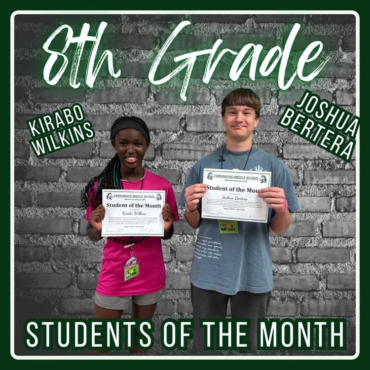 students of the month