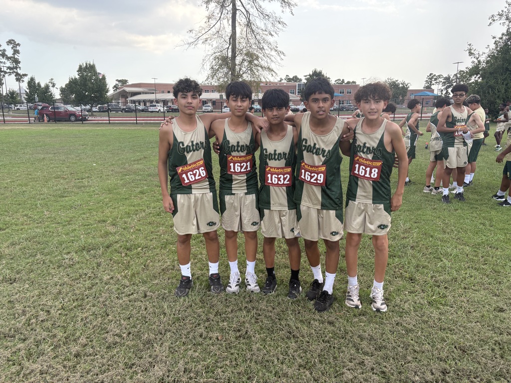cross country boys getting ready for their meet