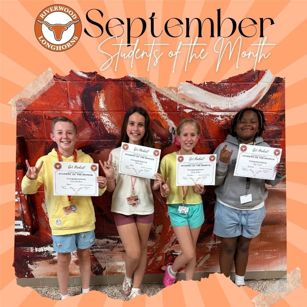 RMS September Students of the month!