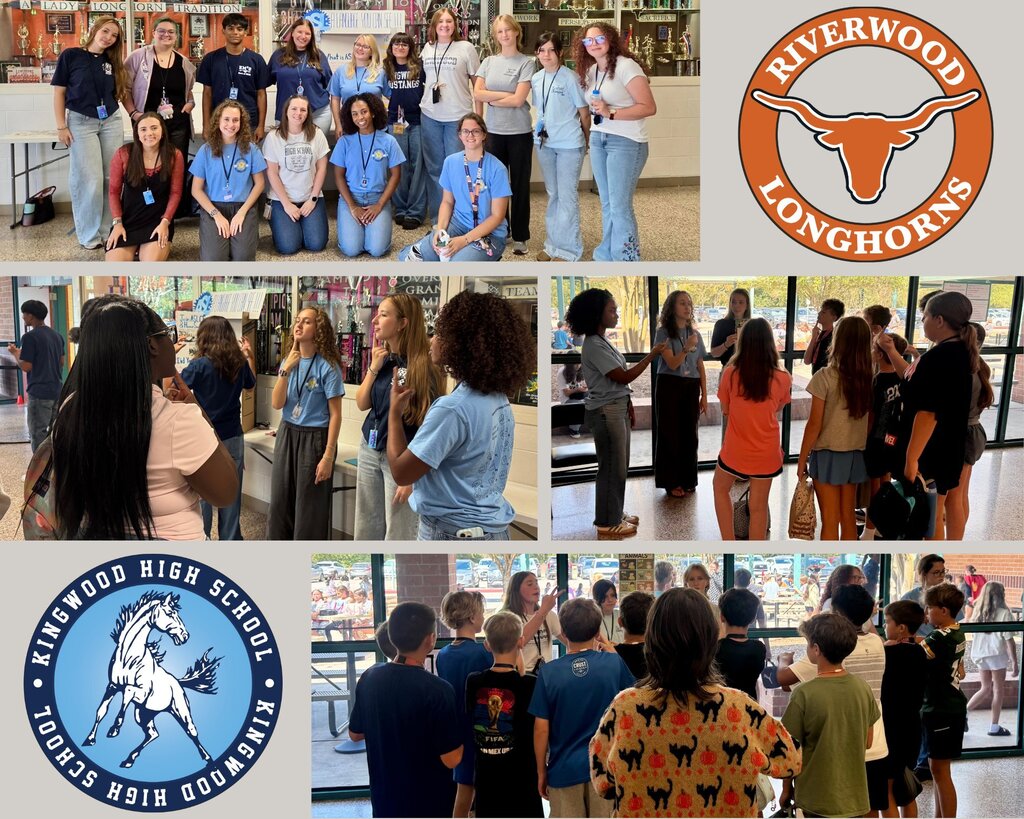 Kingwood HS ASL students teach sign language at Riverwood Middle School