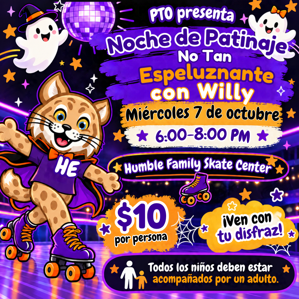 PRO Skate Night Flyer - Spanish