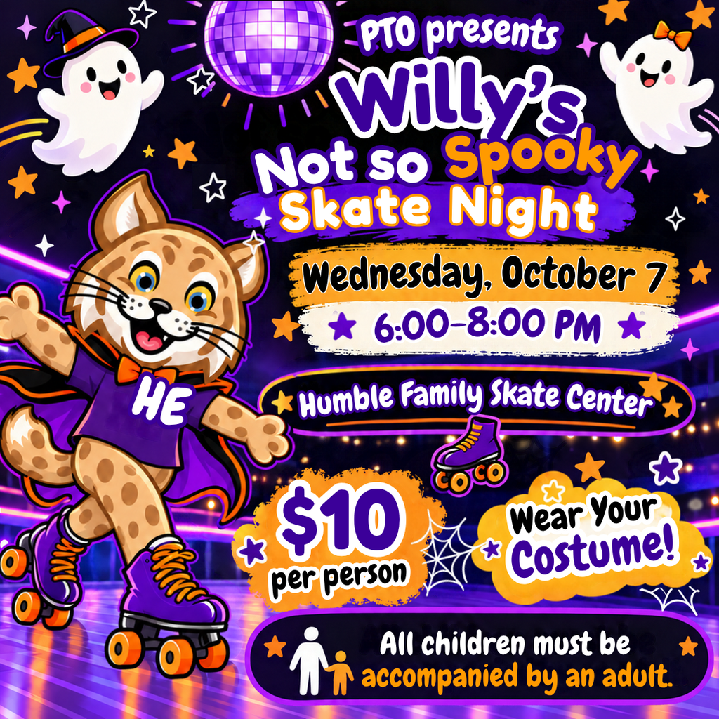 PTO Skate Night Flyer - English
