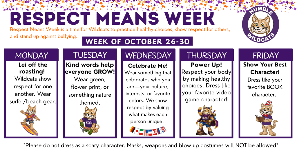 Respect Means Week - English