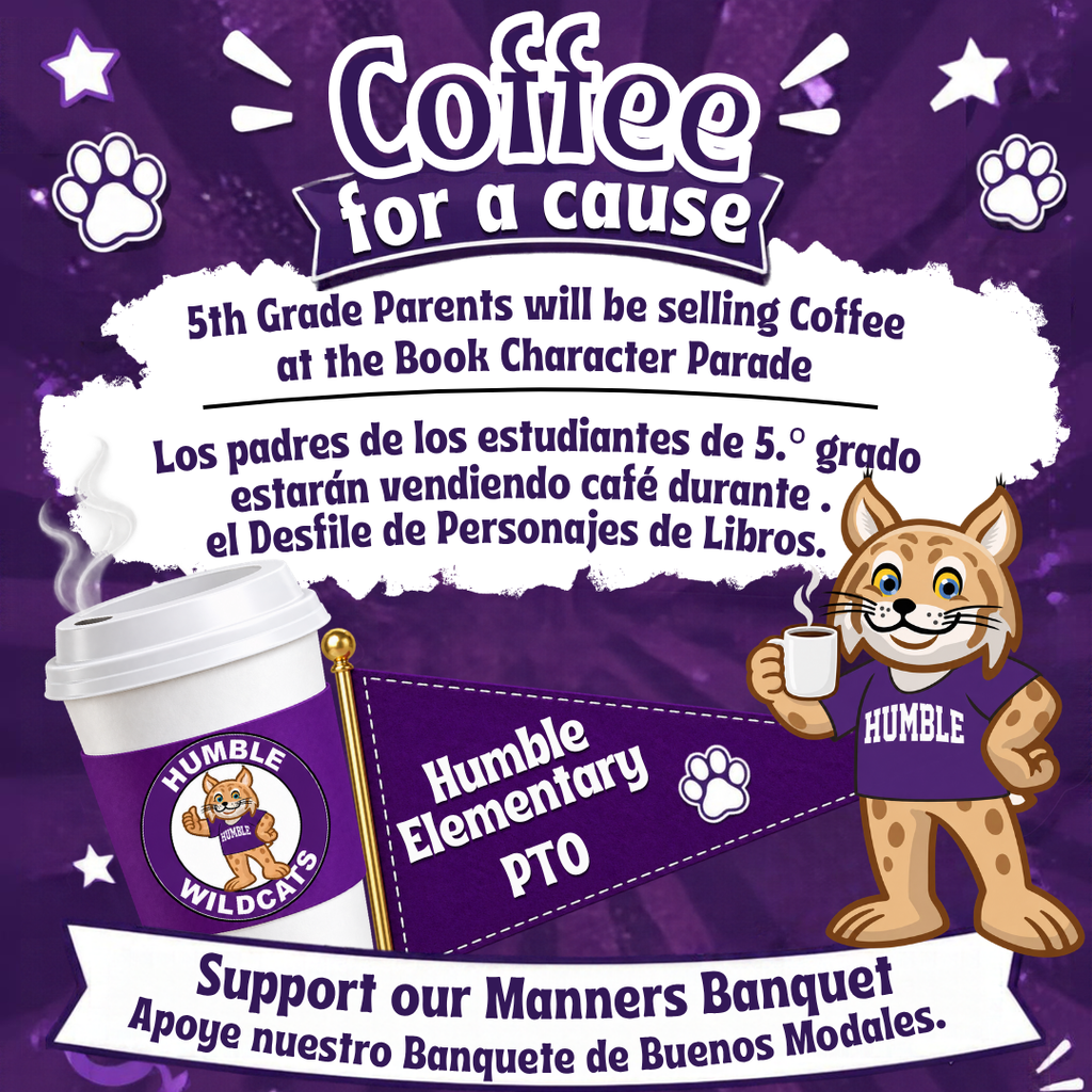 Coffee Sales - Book Character Parade