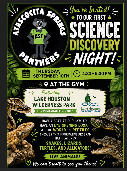 Science Discovery Night Flyer