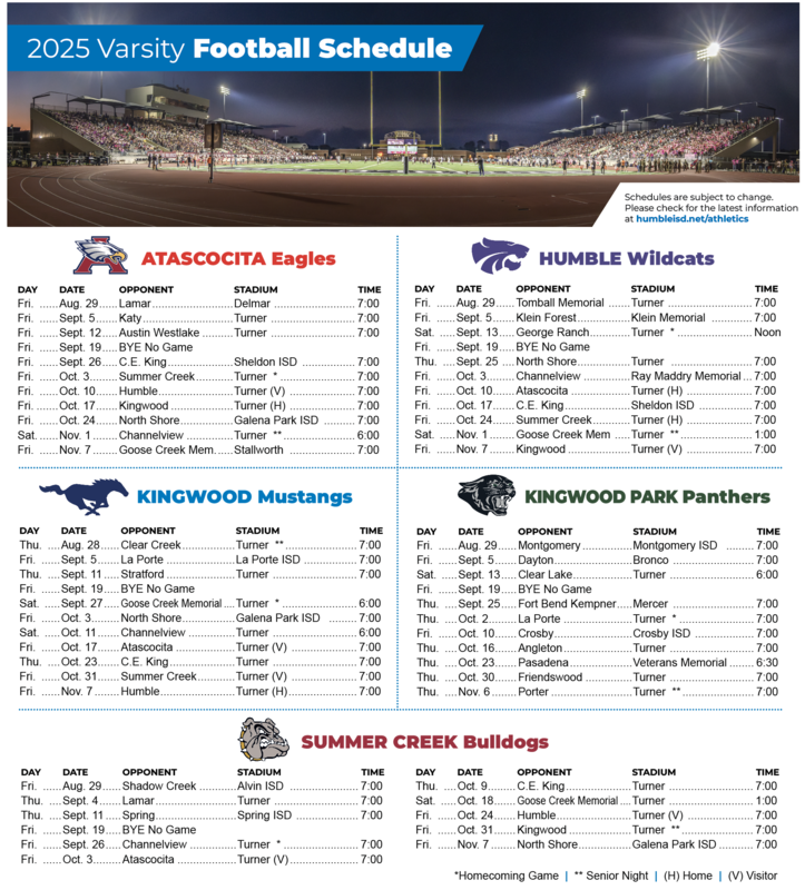 schedule