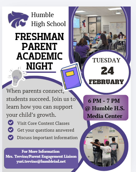HHS freshman Parent Academic Night