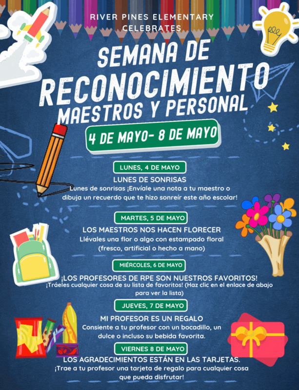 Teacher Appreciation Week Spanish