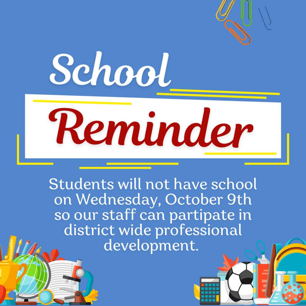 October 9th no school