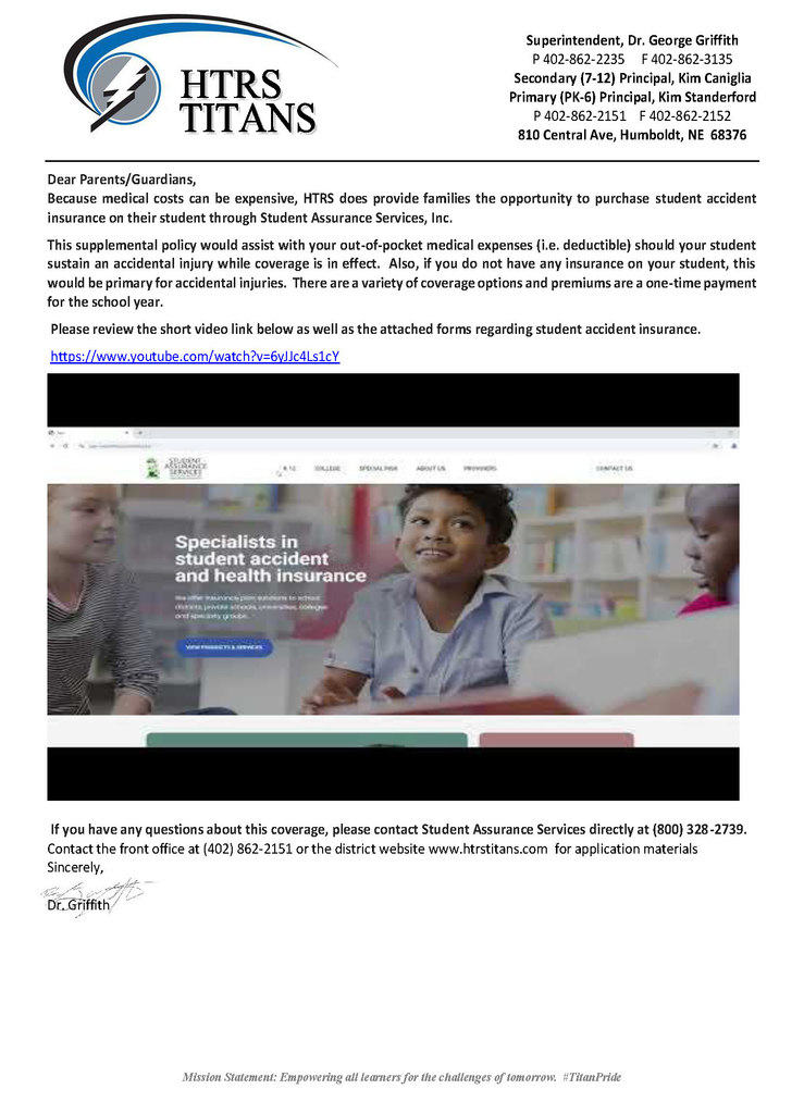 Voluntary Student Accident Insurance