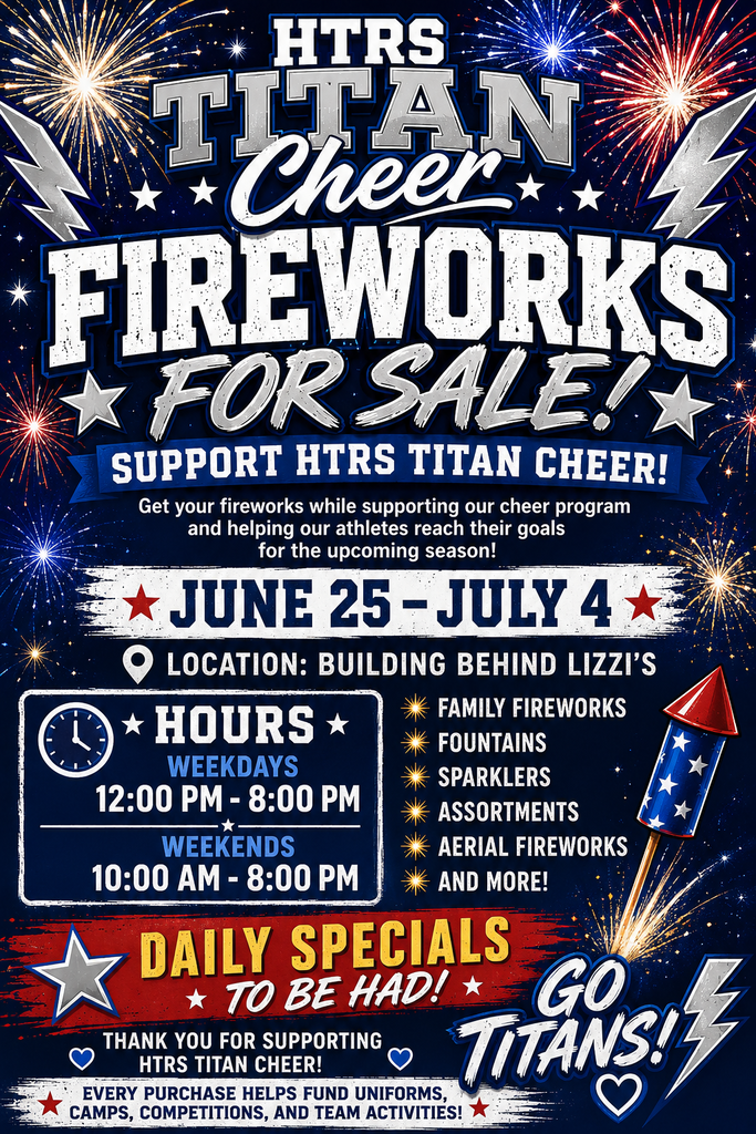 Cheer Fundraiser Firework Sales