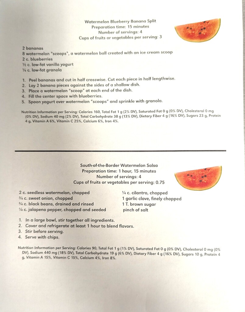 Watermelon recipes