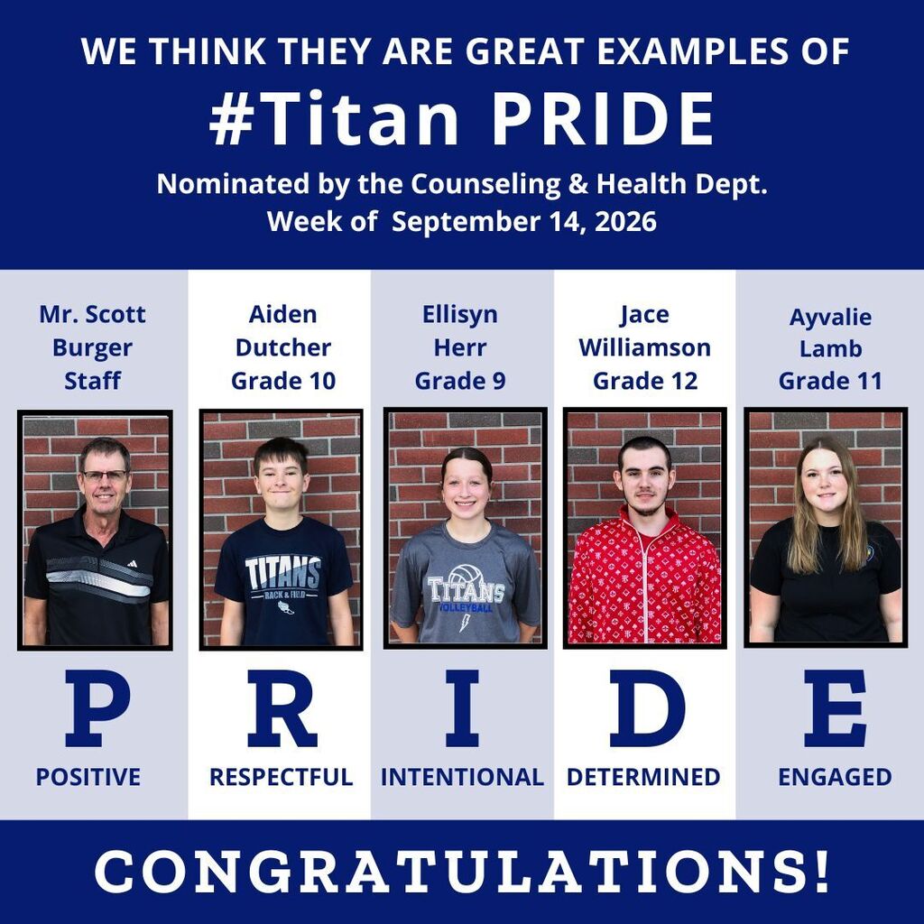 Students & Staff of the Week 9.14.26.