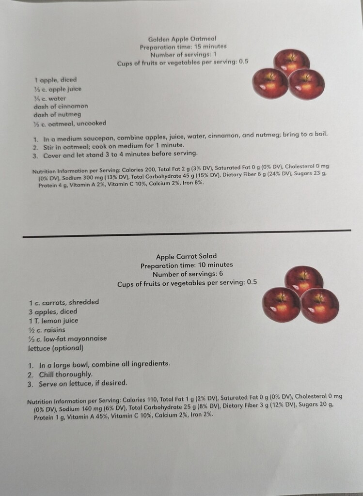 Apple recipes