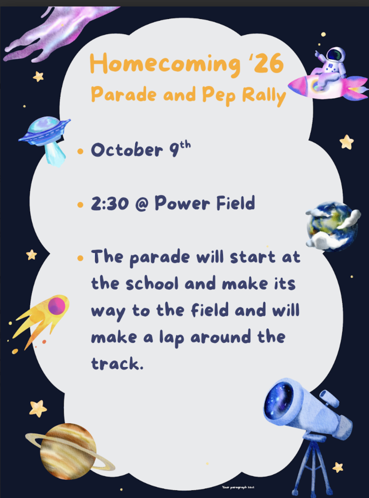 Homecoming Parade and Pep Rally 2026